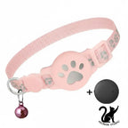 Collier GPS Intelligent pour Chat – Traceur Anti-Perte Étanche, Réfléchissant et Ajustable