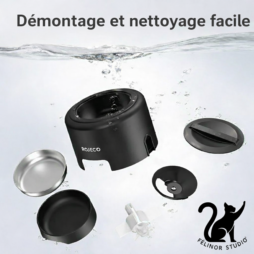 Distributeur Automatique ROJECO pour Chat – Connecté Wi-Fi 2L