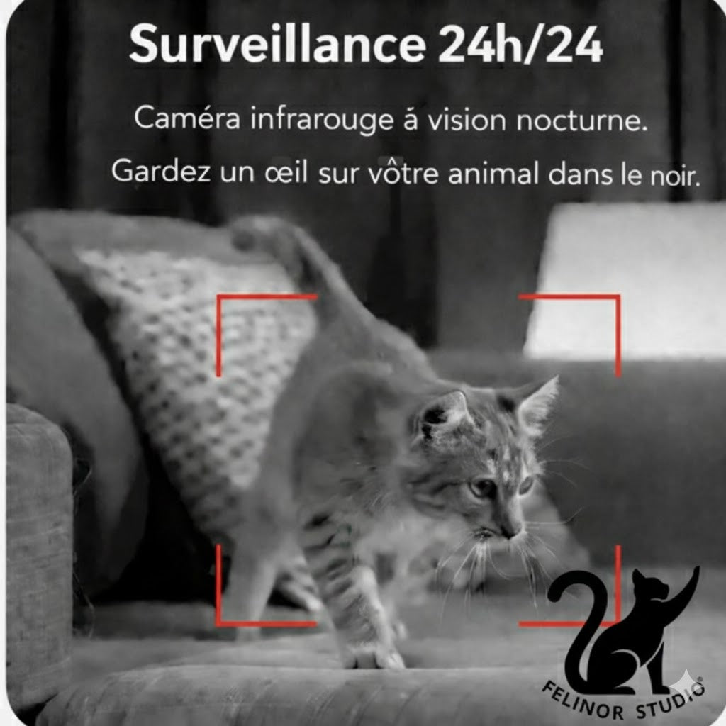 Distributeur Automatique ROJECO avec Caméra pour Chat et Chien