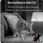 Distributeur Automatique ROJECO avec Caméra pour Chat et Chien