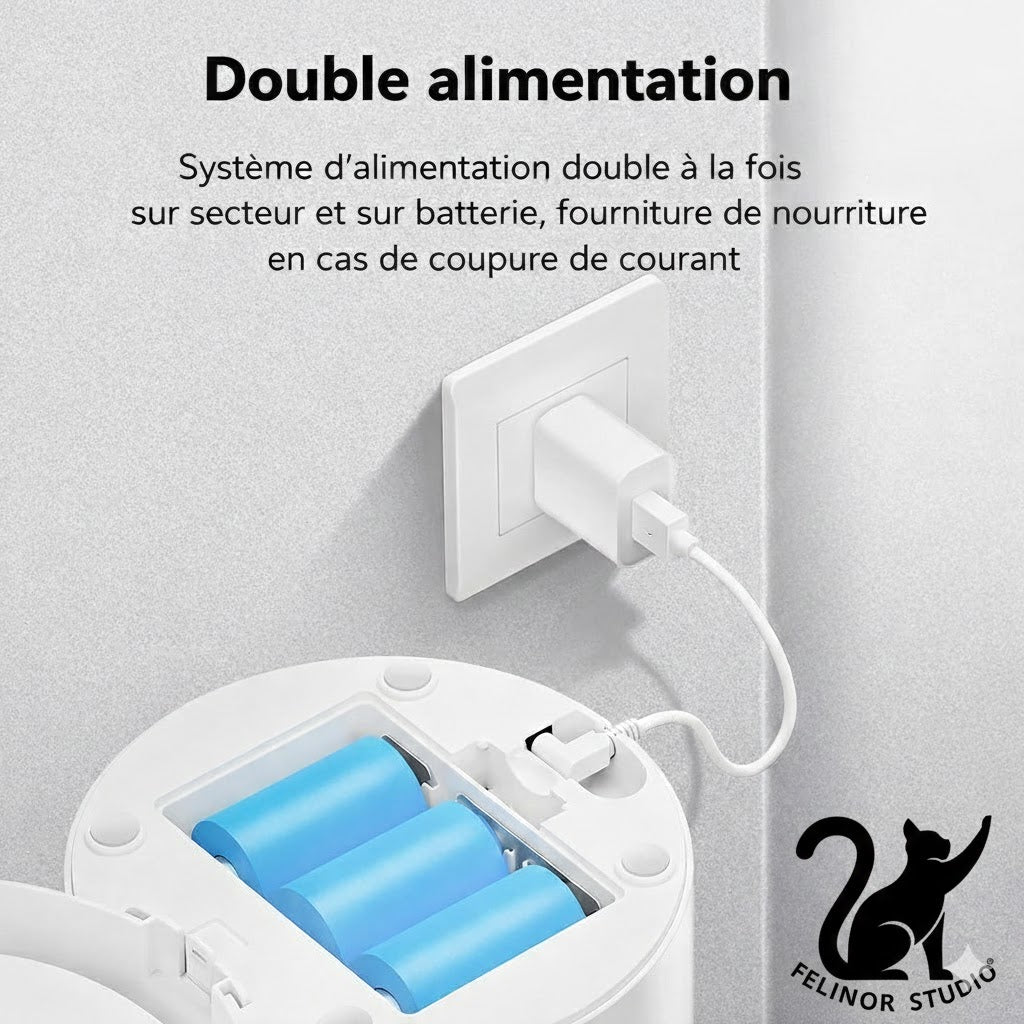 Distributeur Automatique ROJECO avec Caméra pour Chat et Chien