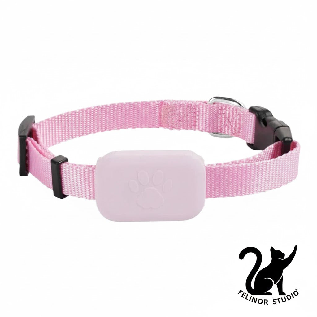 Traceur GPS pour Animaux avec Collier Réglable – Localisateur Intelligent pour Chats et Chiens