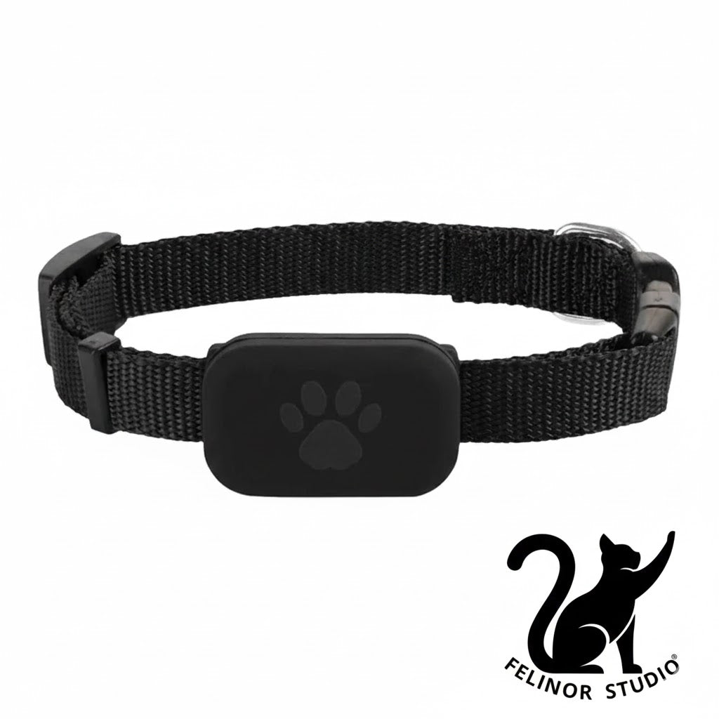 Traceur GPS pour Animaux avec Collier Réglable – Localisateur Intelligent pour Chats et Chiens