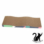 Griffoir pour chat en carton ondulé – Planche durable protégeant les meubles, sert aussi de lit griffoir pour chats d’intérieur et chatons