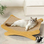 Griffoir en sisal pour chat – Planche à griffer portable et résistante, jouet d’entretien des griffes avec zone de repos, idéal chats et chatons