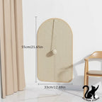 Tapis à griffer pour chat adhésif – Moquette lavable avec balle suspendue, griffoir et jouet pour protéger canapés et meubles