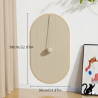 Tapis à griffer pour chat adhésif – Moquette lavable avec balle suspendue, griffoir et jouet pour protéger canapés et meubles