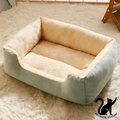 Lit douillet pour chat en coton 100 % naturel – Coussin respirant, moelleux et confortable, disponible en tailles S, M et L