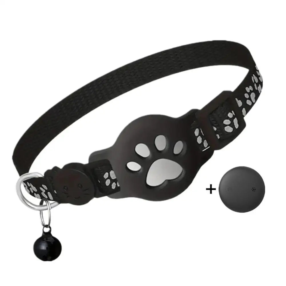Collier GPS Intelligent pour Chat – Traceur Anti-Perte Étanche, Réfléchissant et Ajustable