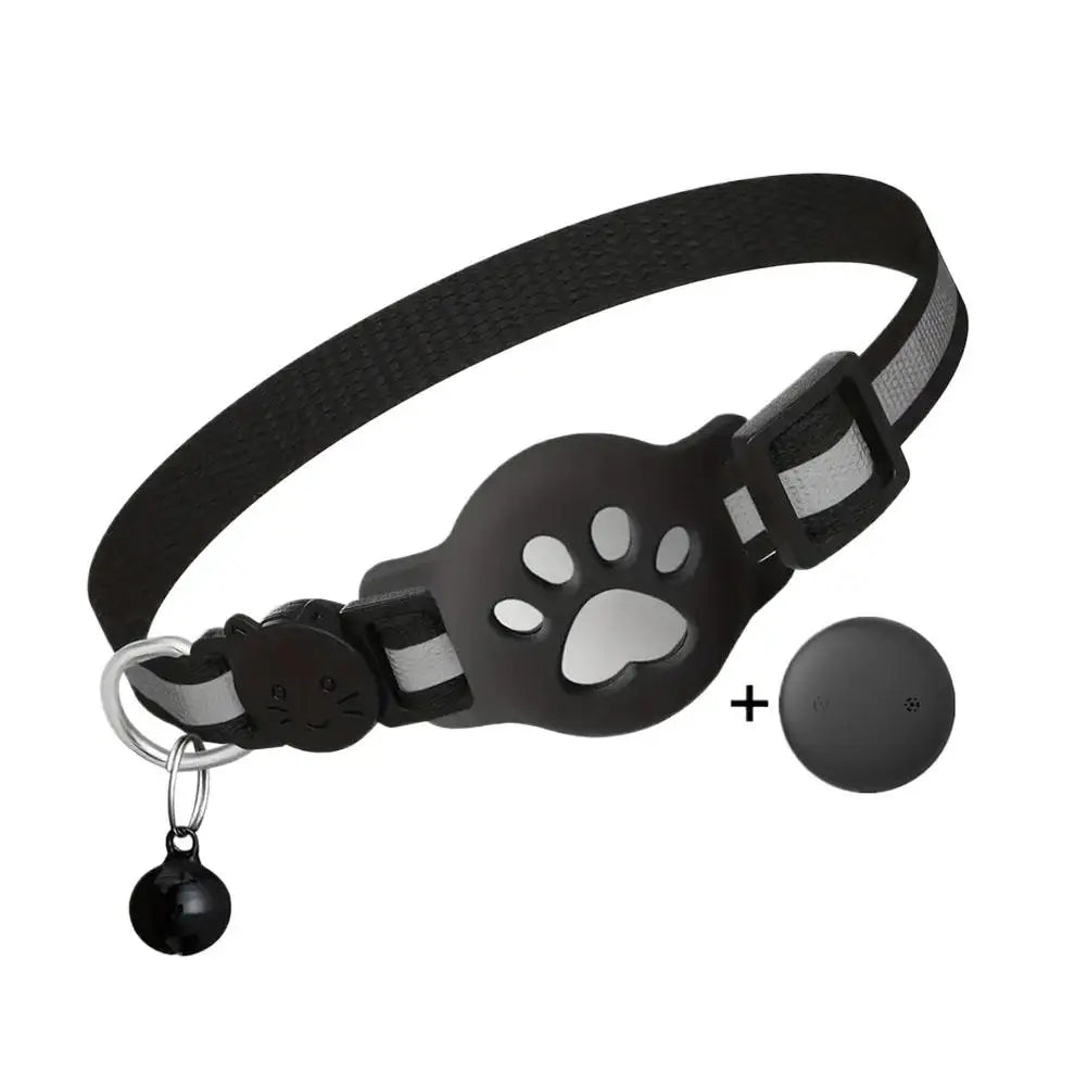 Collier GPS Intelligent pour Chat – Traceur Anti-Perte Étanche, Réfléchissant et Ajustable