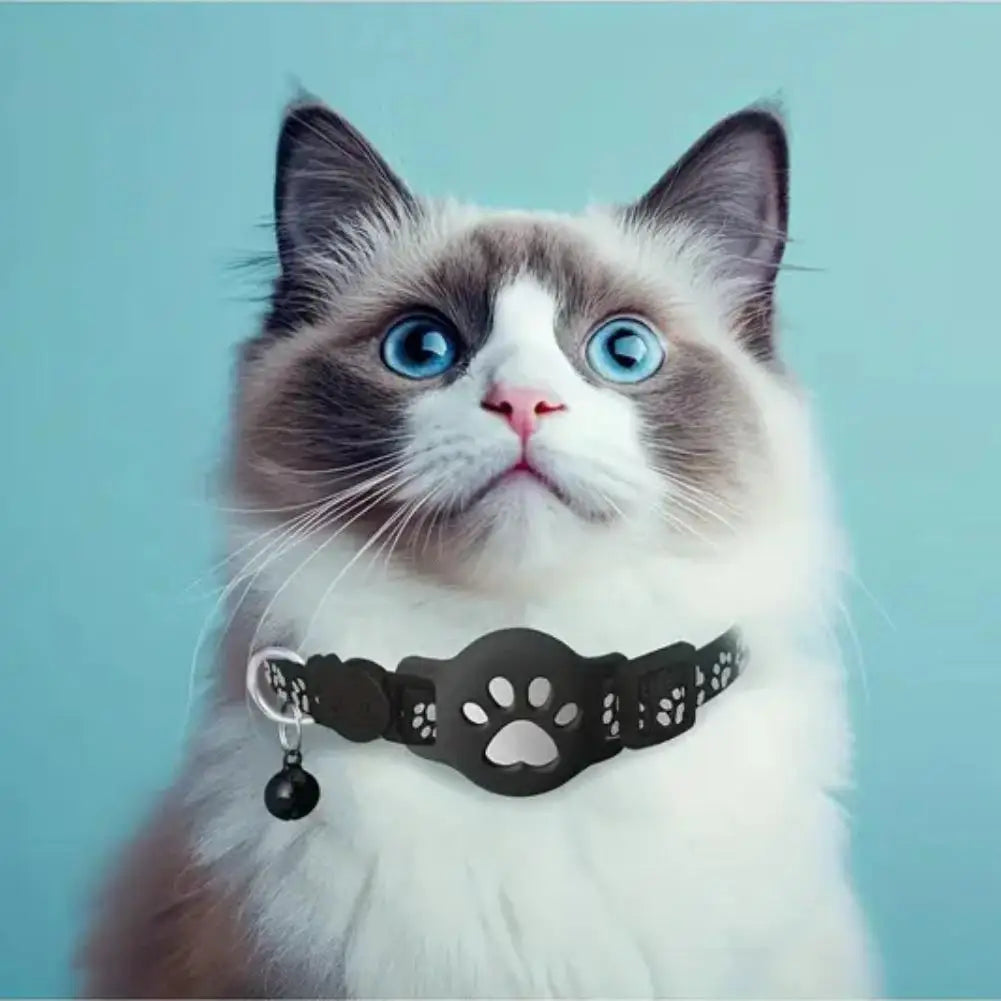 Collier GPS Intelligent pour Chat – Traceur Anti-Perte Étanche, Réfléchissant et Ajustable